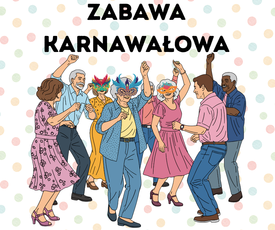 Zabawa karnawałowa w Klubie Seniora 